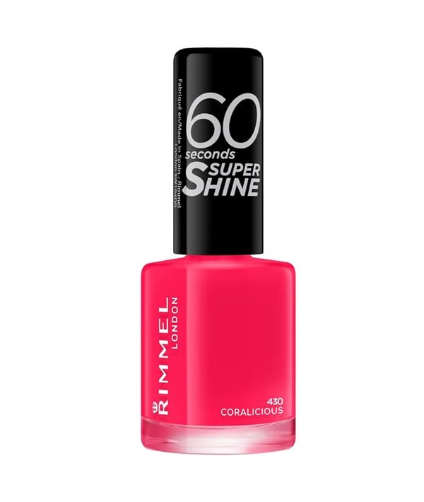 RIMMEL 60 SECONDS SUPER SHINE NAIL POLISH 430 CORALICIOUS