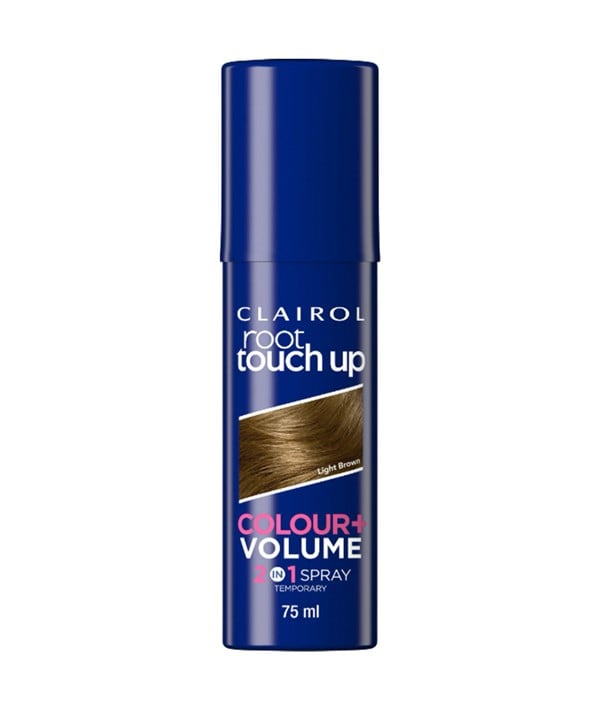 ROOT TOUCH UP 2 IN 1 TEMPORARY COLOR SPRAY LIGHT BROWN 