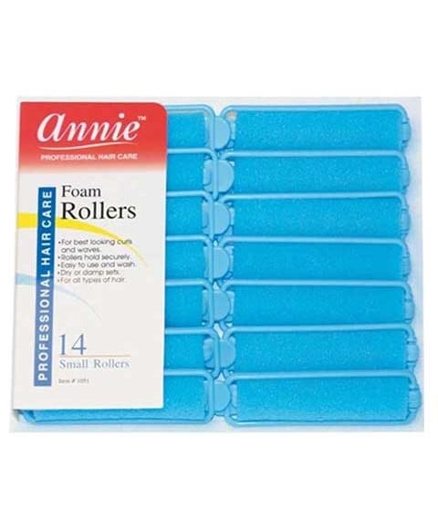 ANNIE FOAM ROLLERS LIGHT BLUE 