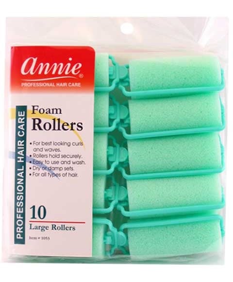 ANNIE FOAM ROLLERS GREEN 