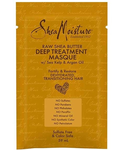 RAW SHEA BUTTER DEEP TREATMENT MASQUE SACHET 