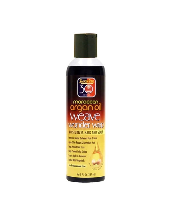 SALON PRO 30 SEC MOROCCAN ARGAN OIL WEAVE WONDER WRAP BLAC