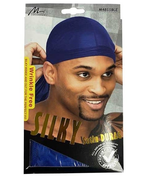 SILKY SATIN DURAG BLUE 