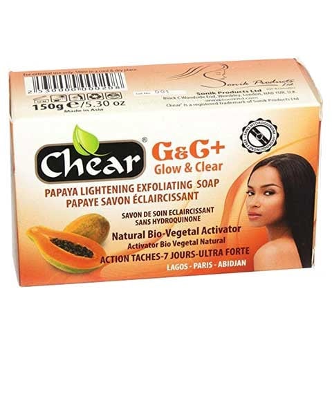 CHEAR G AND G PLUS GLOW AND CLEAR PAPAYA SOAP  