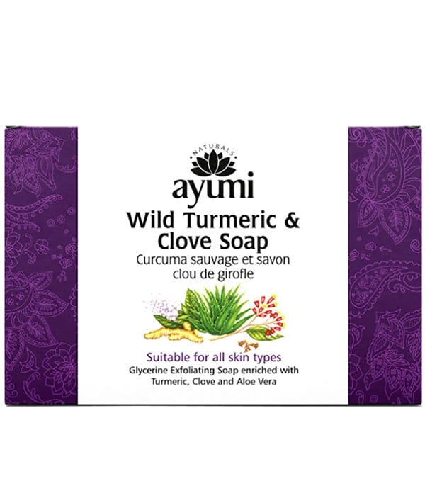 AYUMI NATURALS WILD TURMERIC AND CLOVE SOAP 