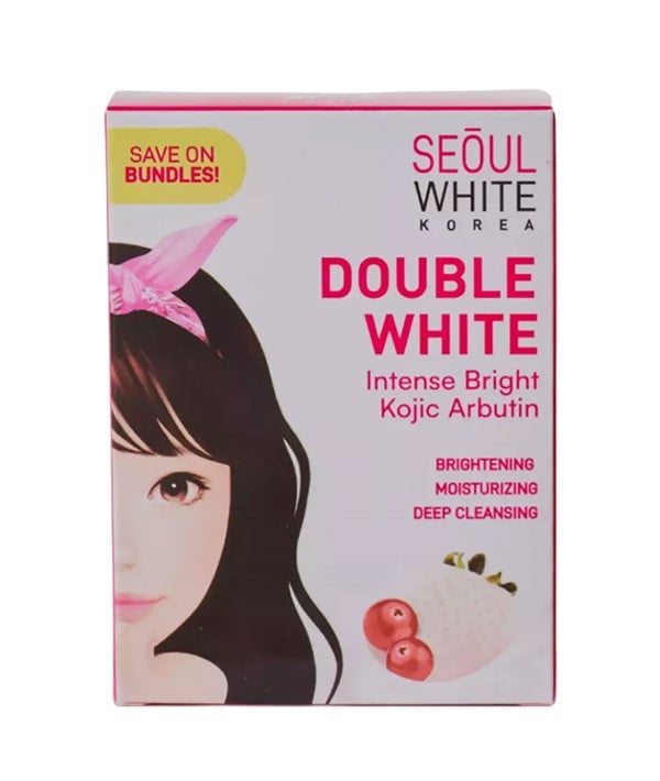 DOUBLE WHITE INTENSE BRIGHT KOJIC WHITE SOAP 