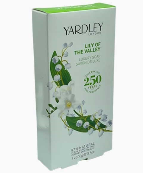 YARDLEY LILY OF THE VALLEY LUXURY SOAP 