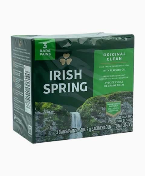 IRISH SPRING ORIGINAL CLEAN DEODORANT SOAP 