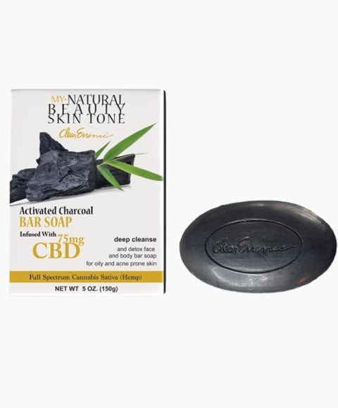 MY NATURAL BEAUTY SKIN TONE ACTIVATED CHARCOAL BAR SOAP 