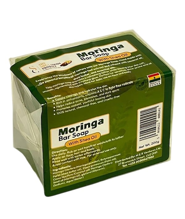 MORINGA BAR SOAP WITH SHEA OIL 