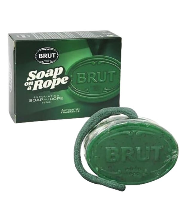 BRUT EXFOLIATING SOAP ON A ROPE 