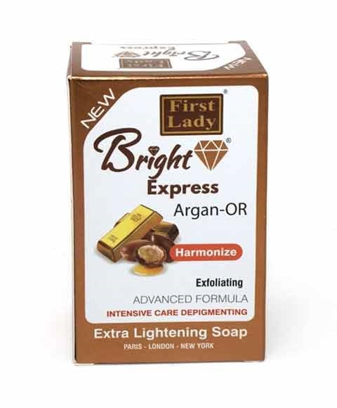 BRIGHT EXPRESS ARGAN EXFOLIATING EXTRA LIGHTENING SOAP 