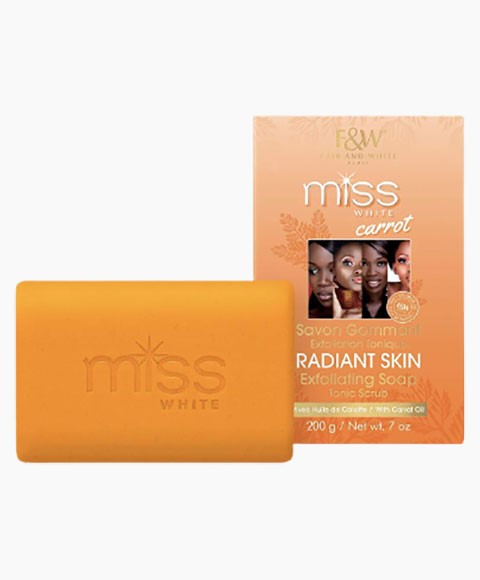 MISS WHITE CARROT RADIANT SKIN EXFOLIATING SOAP 