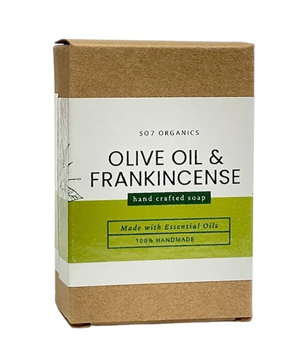 OLIVE OIL AND FRANKINCENSE HAND CRAFTED SOAP 