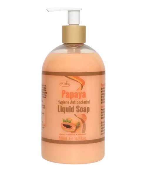 NAT SKIN PAPAYA HYGIENE ANTIBACTERIAL LIQUID SOAP 