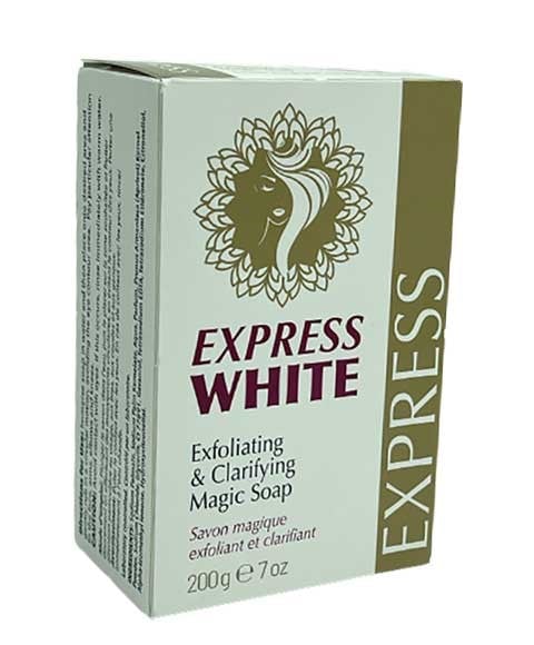 WHITE EXPRESS EXFOLIATING AND CLARIFYING MAGIC SOAP 