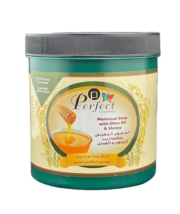 NATURAL MOROCCAN SOAP WITH NATURAL OLIVE OIL AND HONEY 