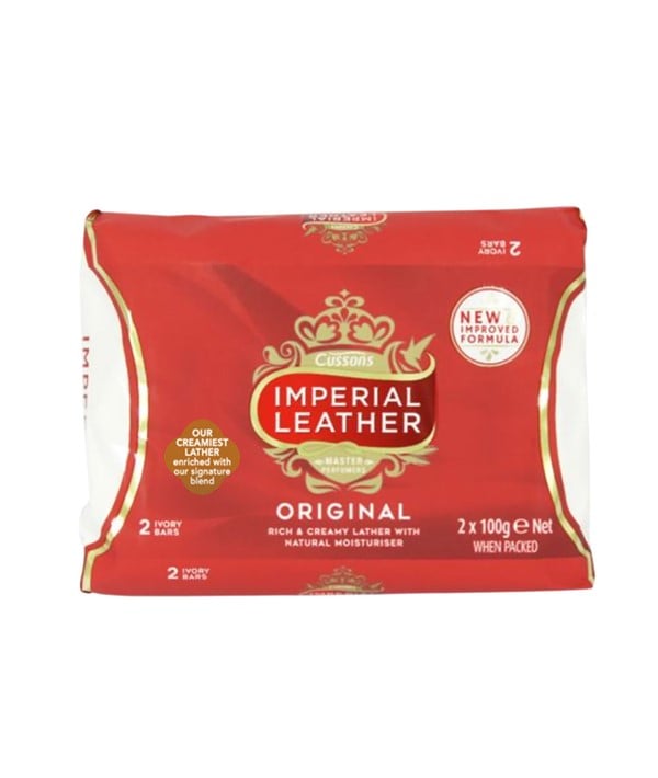 IMPERIAL LEATHER ORIGINAL RICH CREAMY LATHER SOAP 