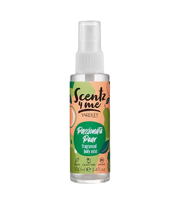 SCENT 4 ME PASSIONATE PEAR FRAGRANCED BODY MIST 