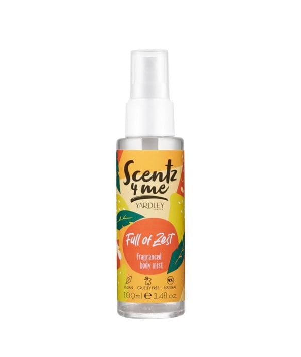 SCENT 4 ME FULL OF ZEST FRAGRANCED BODY MIST 
