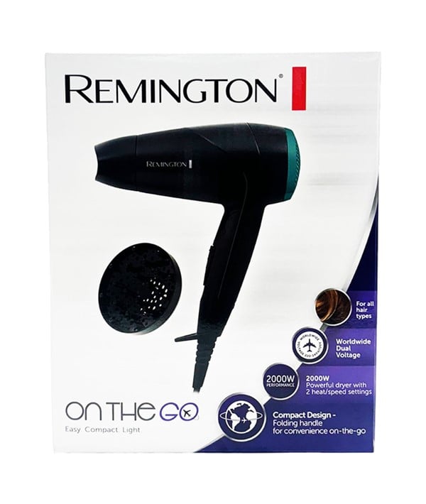 ON THE GO D1500 COMPACT HAIR DRYER BLACK 