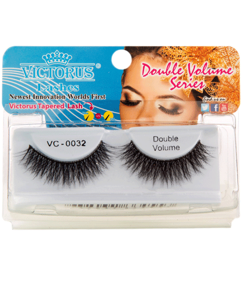 DOUBLE VOLUME SERIES VC0032 BLACK LASHES 