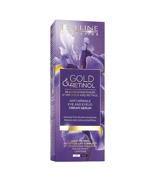 GOLD RETINOL ANTI WRINKLE EYE AND EYELIDN CREAM SERUM 