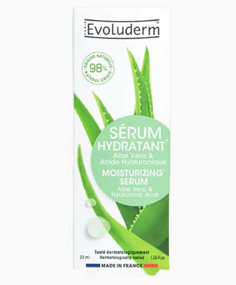 EVOLUDERM MOISTURIZING SERUM WITH ALOE VERA AND HYALURONIC