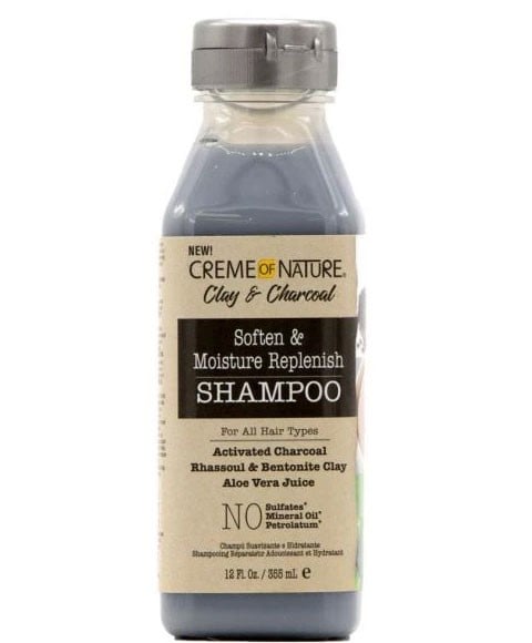 CLAY AND CHARCOAL SOFTEN AND MOISTURE REPLENISH SHAMPOO 