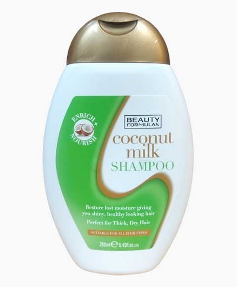 BEAUTY FORMULAS COCONUT MILK SHAMPOO 