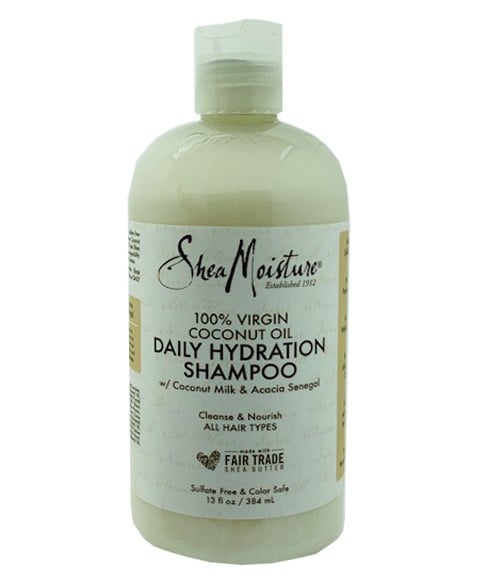 100 PERCENT VIRGIN COCONUT OIL DAILY HYDRATION SHAMPOO 