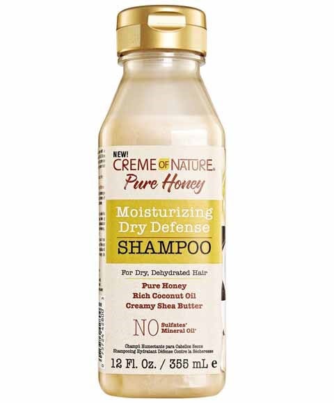 PURE HONEY MOISTURIZING DRY DEFENSE SHAMPOO 