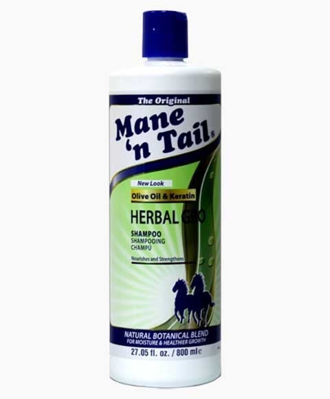 MANE N TAIL OLIVE OIL AND KERATIN HERBAL GRO SHAMPOO 
