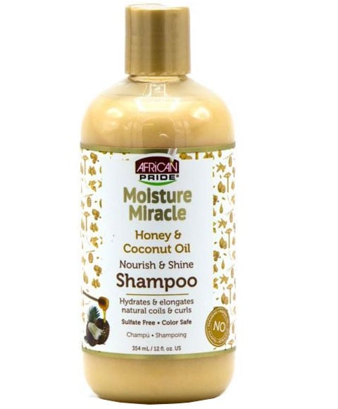 MOISTURE MIRACLE HONEY AND COCONUT OIL SHAMPOO 