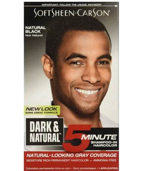 DARK AND NATURAL MEN SHAMPOO IN HAIR COLOR 