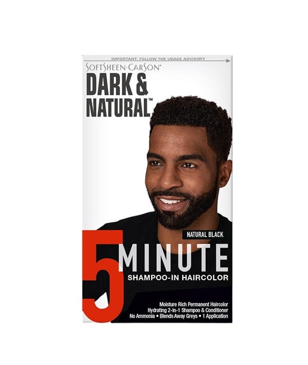 DARK AND NATURAL MEN SHAMPOO IN HAIR COLOR NATURAL BLACK 