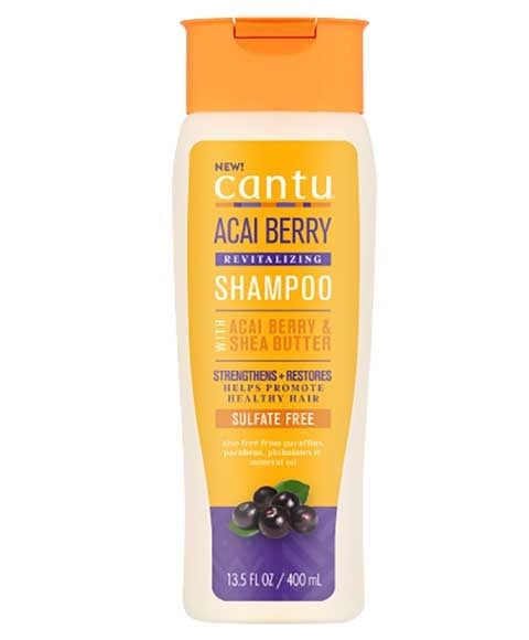CANTU ACAI BERRY AND SHEA BUTTER REVITALIZING SHAMPOO 