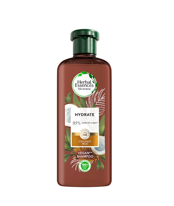 HERBAL ESSENCES HYDRATE COCONUT MILK VEGAN SHAMPOO 