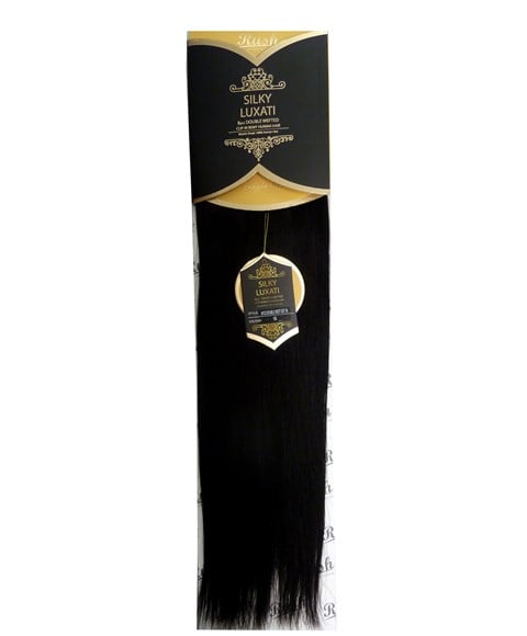 SILKY LUXATI 8PCS DOUBLE WEFTED CLIP IN REMY HAIR 