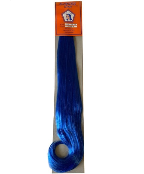 SILKY SYN PONY LIGHT BLUE 