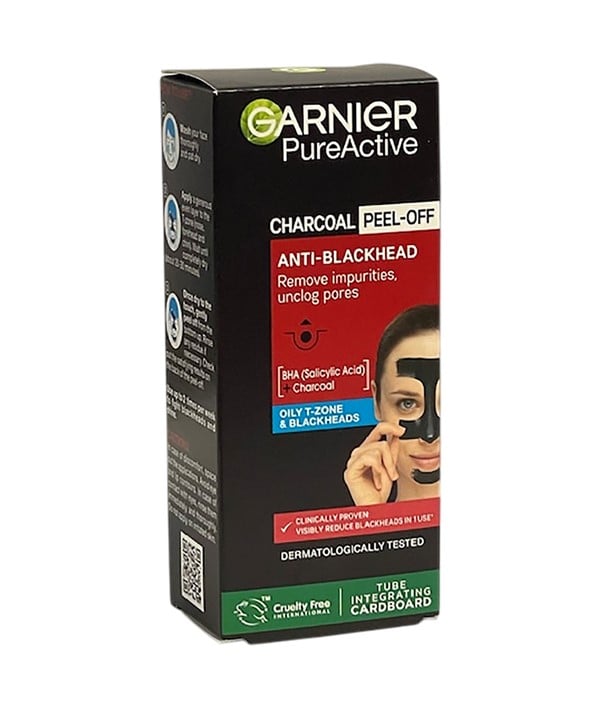 SKIN ACTIVE PURE ACTIVE CHARCOAL ANTI BLACKHEAD PEEL OFF M