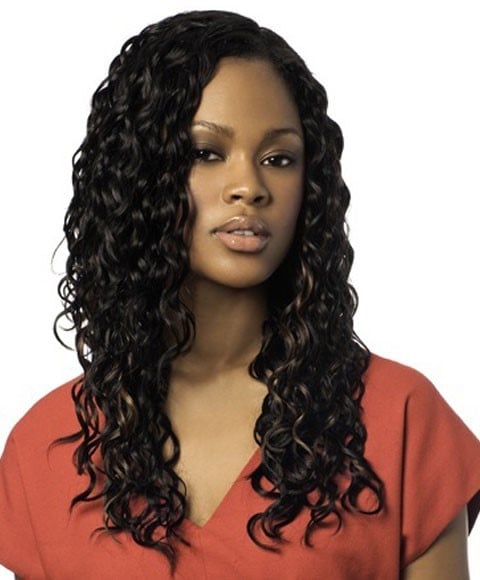 SLEEK CURLY WEAVE 