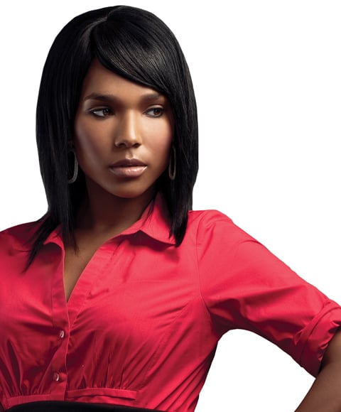 SLEEK PLATINUM HUMAN HAIR WIG FASHION 