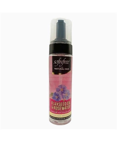 SOFN FREE FOR NATURAL HAIR FLAXSEED OIL AND ROSE WATER CUR
