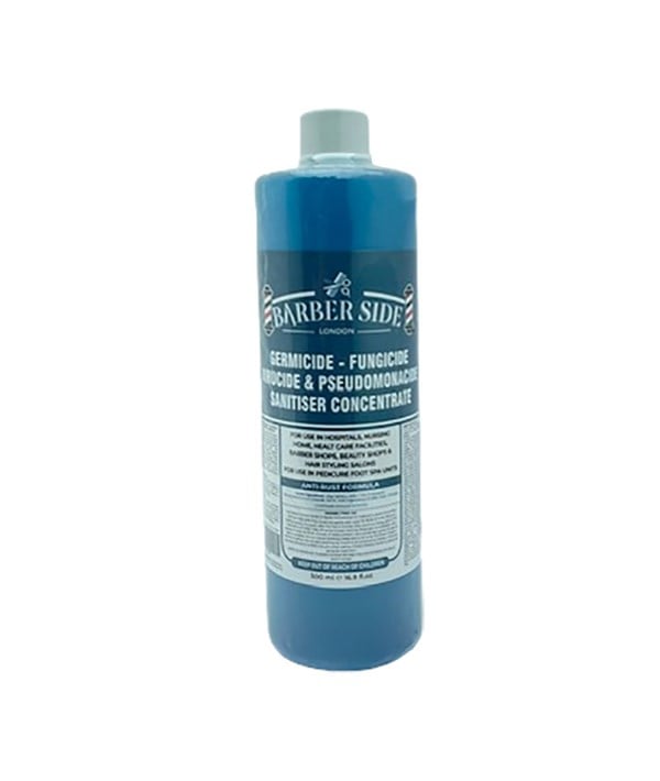 BARBER SIDE LONDON GERMICIDE TURQUOISE SOLUTION 