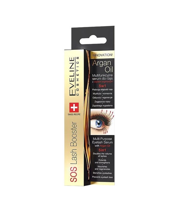 SOS LASH BOOSTER 5 IN 1 MULTI PURPOSE ARGAN OIL EYELASH SE