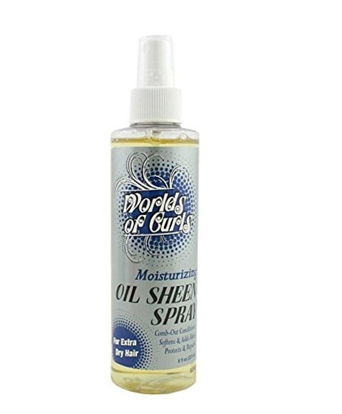 WORLDS OF CURLS MOISTURIZING OIL SHEEN SPRAY 