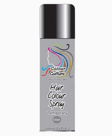COLOUR CULTURE TEMPORARY HAIR COLOUR SILVER SPRAY 