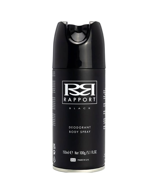 RAPPORT BLACK DEODORANT BODY SPRAY 