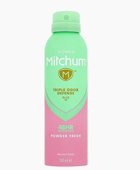 MITCHUM TRIPLE ODOR DEFENSE POWDER FRESH DEODORANT SPRAY 